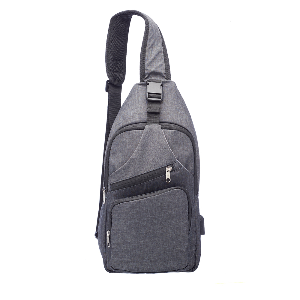 Traveler Shoulder Crossbody Bag with USB Charging Port 2
