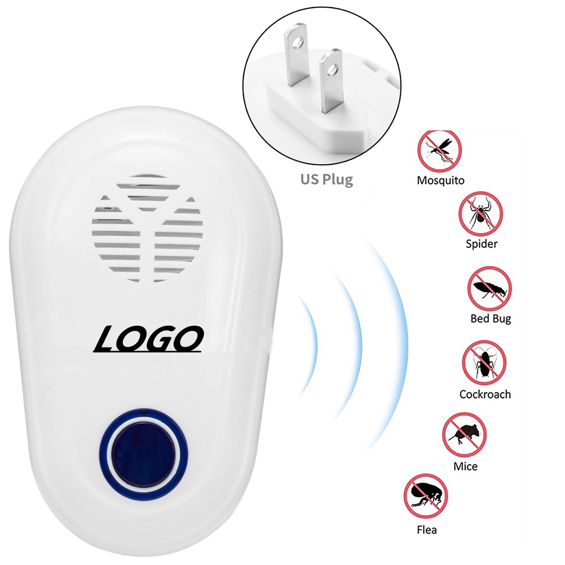 Multi Function Ultrasonic Mosquito Repellent Pest Repeller 1