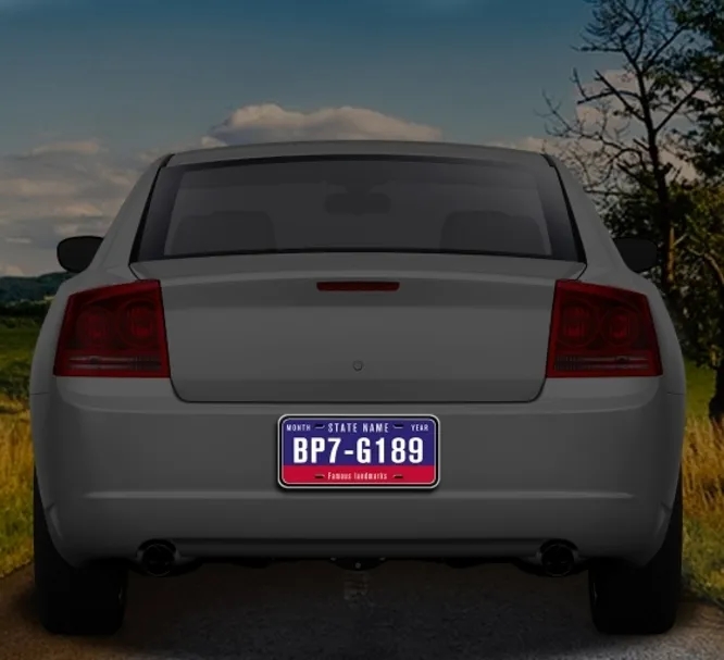 Reflective Custom License Plates 5
