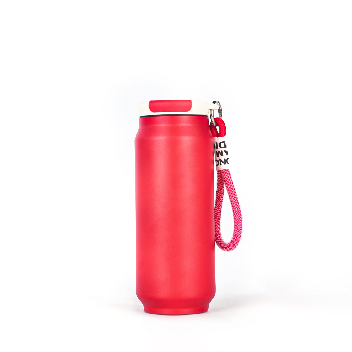 17 oz Can-Shaped Insulated Water Bottle W/ Handle Strap 13