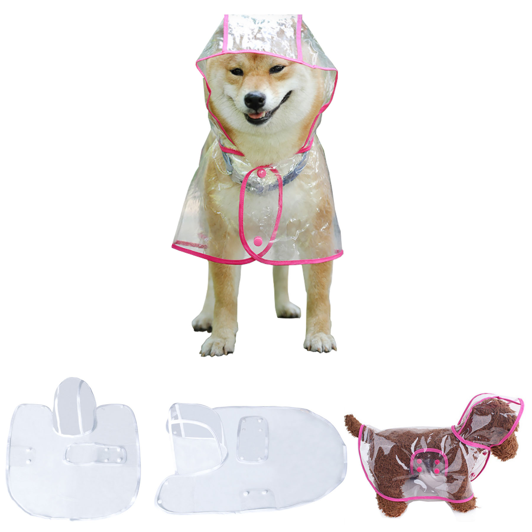 Fashion Puppy Pet Raincoat 1