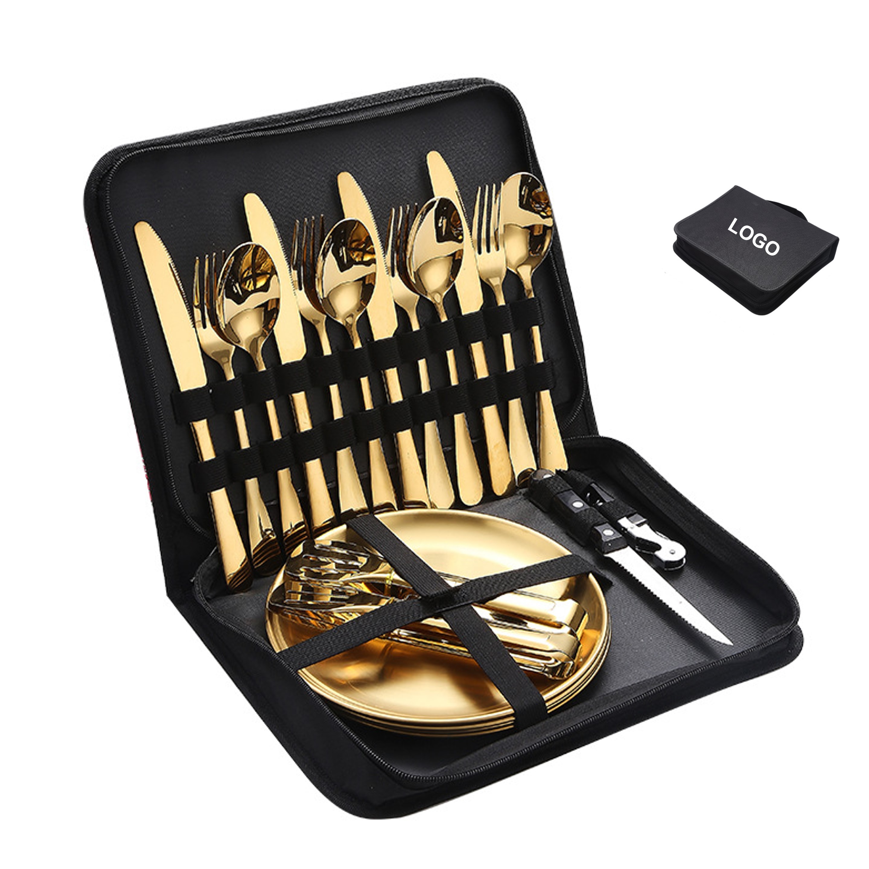 Portable Camping Cutlery Set for 4 Person (direct import) 3