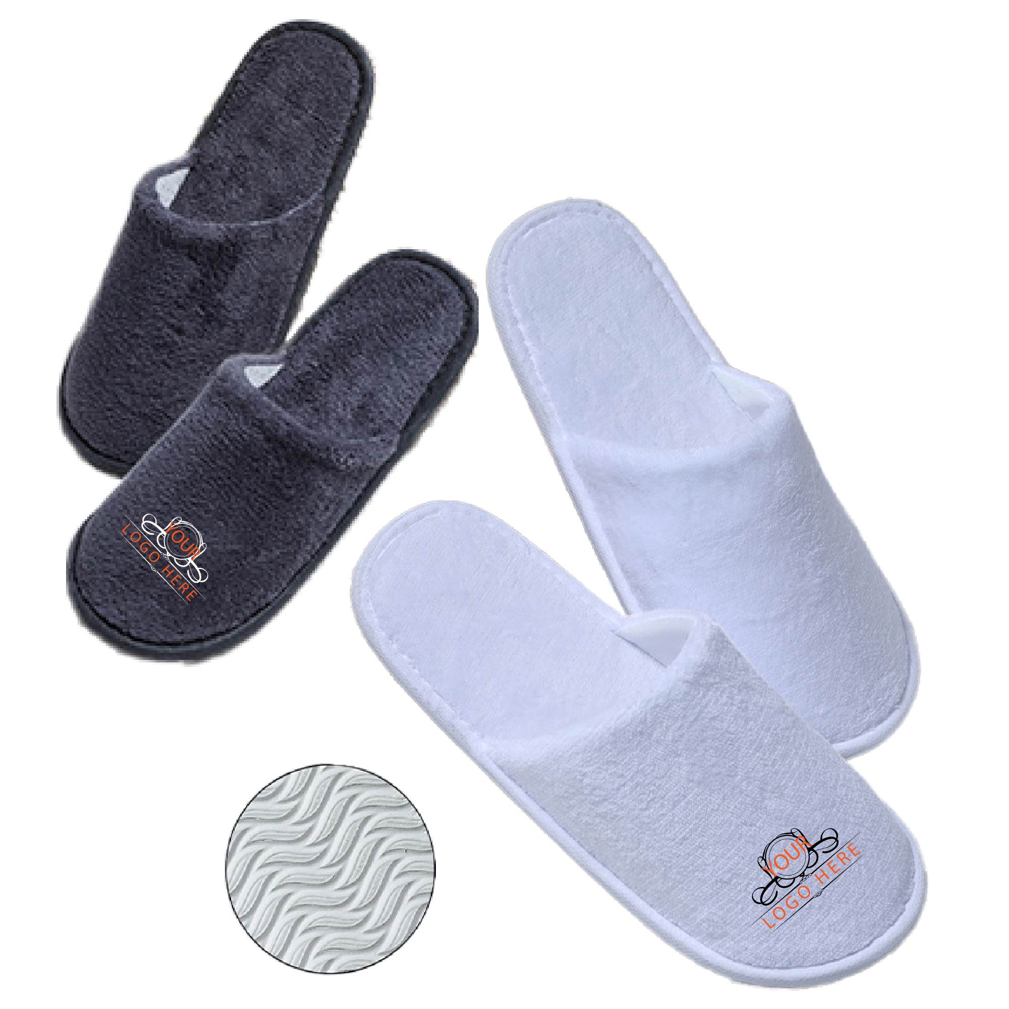 Slippers Men Women Hotel Travel Spa Portable Folding House Home Guest Indoor 1