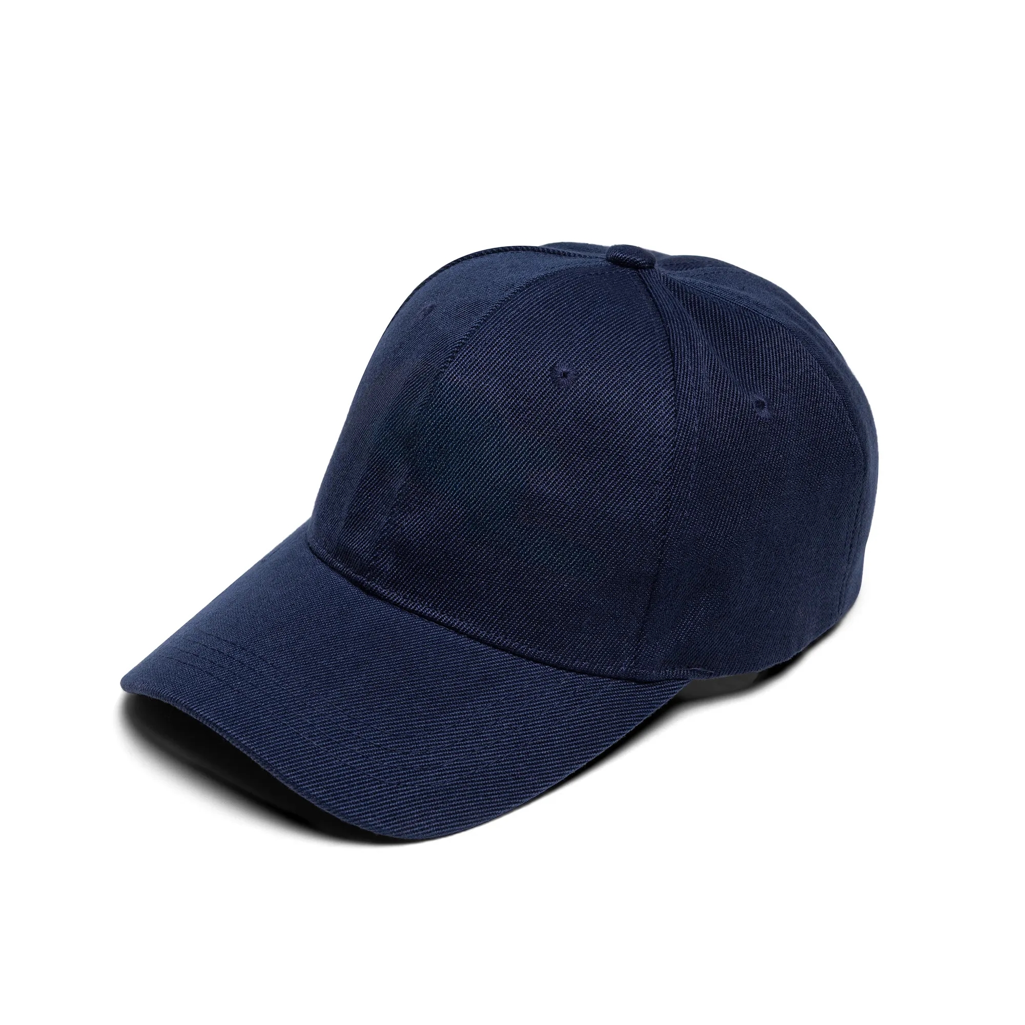 Promo Poly-Cotton 6 Panel Velcro Strap Baseball Cap 7