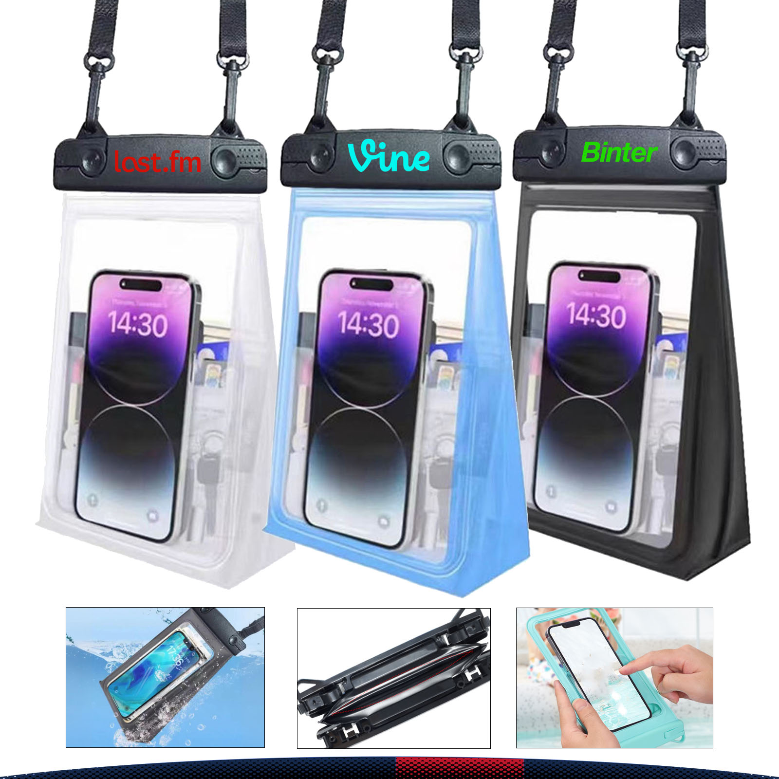 Quartak PVC Waterproof Phone Pouch 4