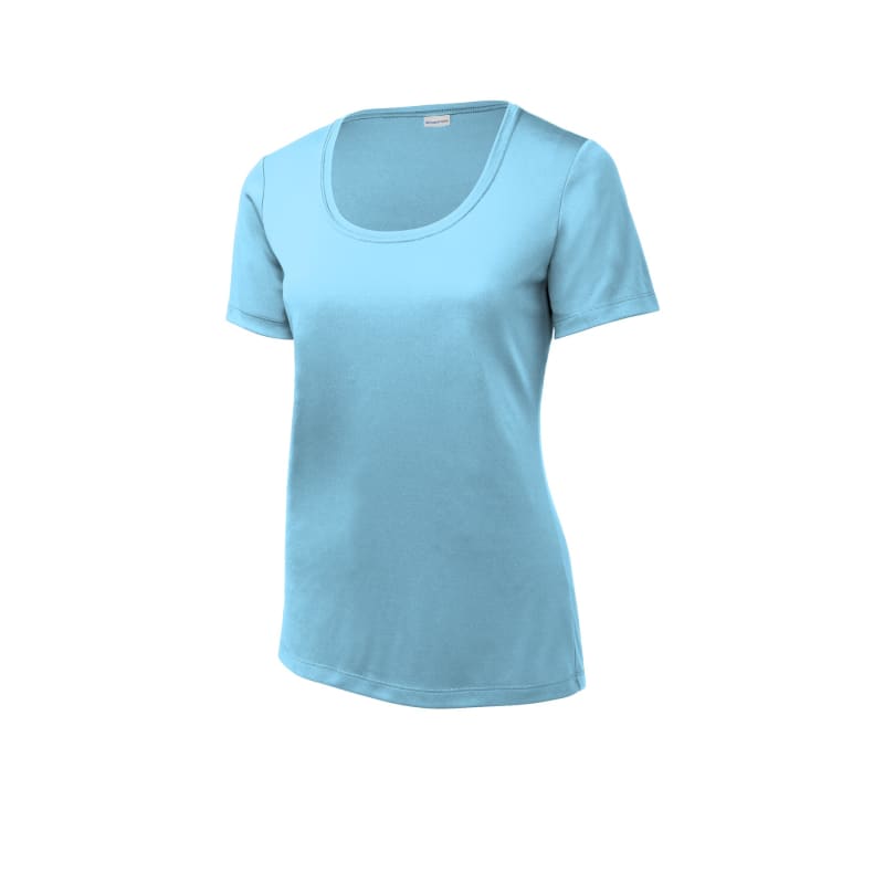 Sport-Tek Women's Posi-UV Pro Scoop Neck Tee. 50