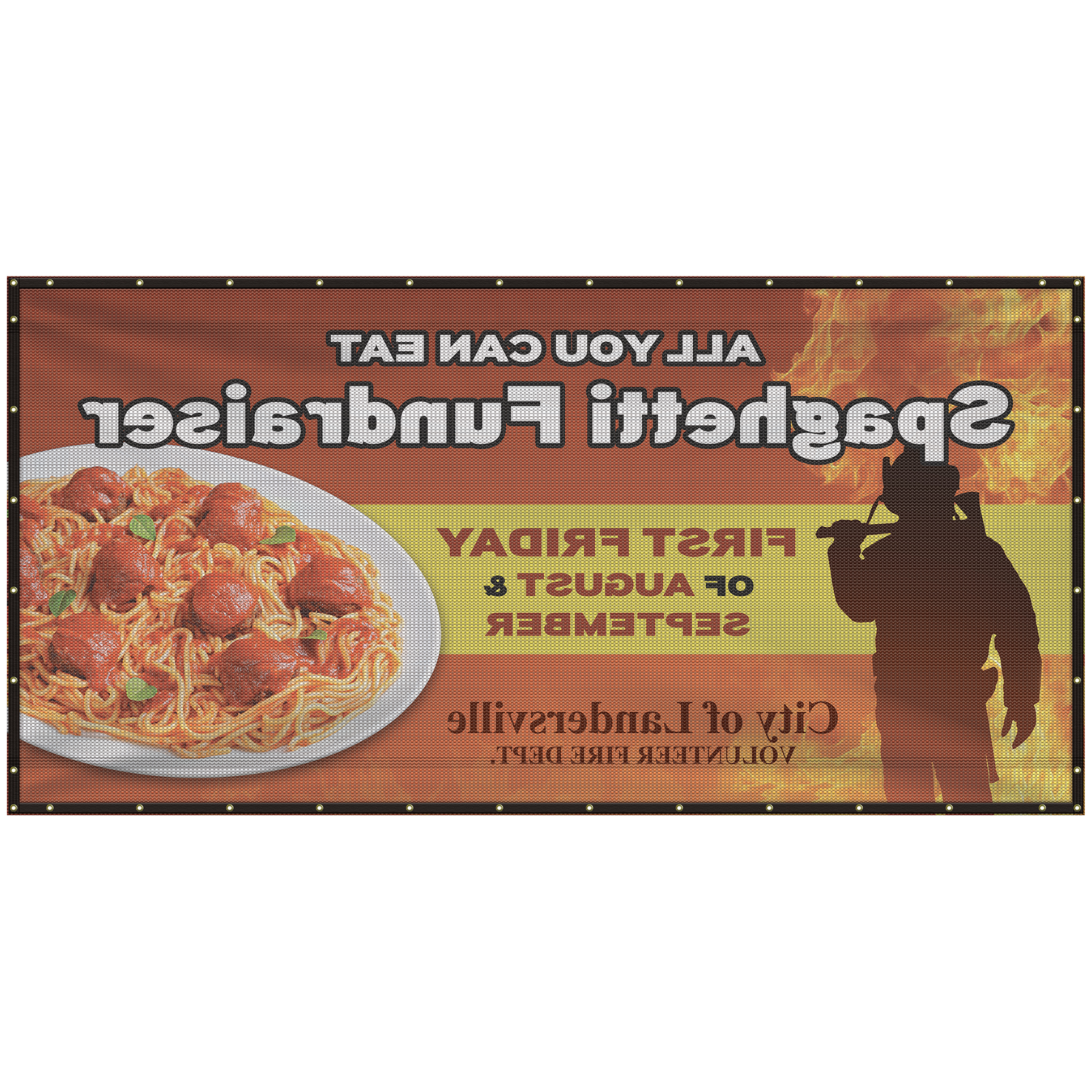 6' x 12' Premium Polyester Mesh Banner 7