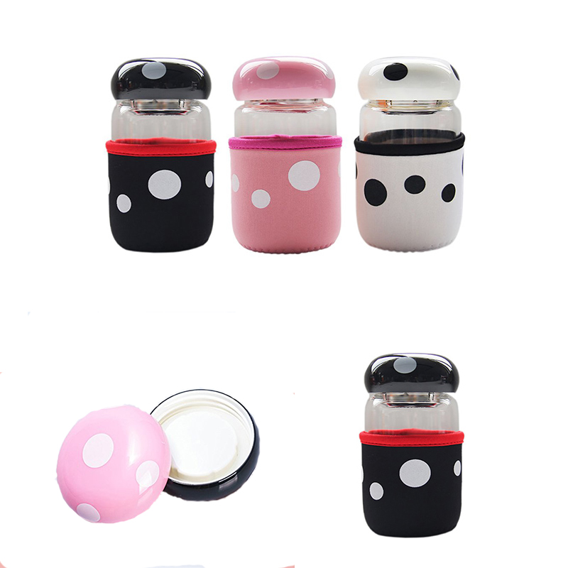 10 oz. Mushroom Glass Mug Water Bottle Cup 1