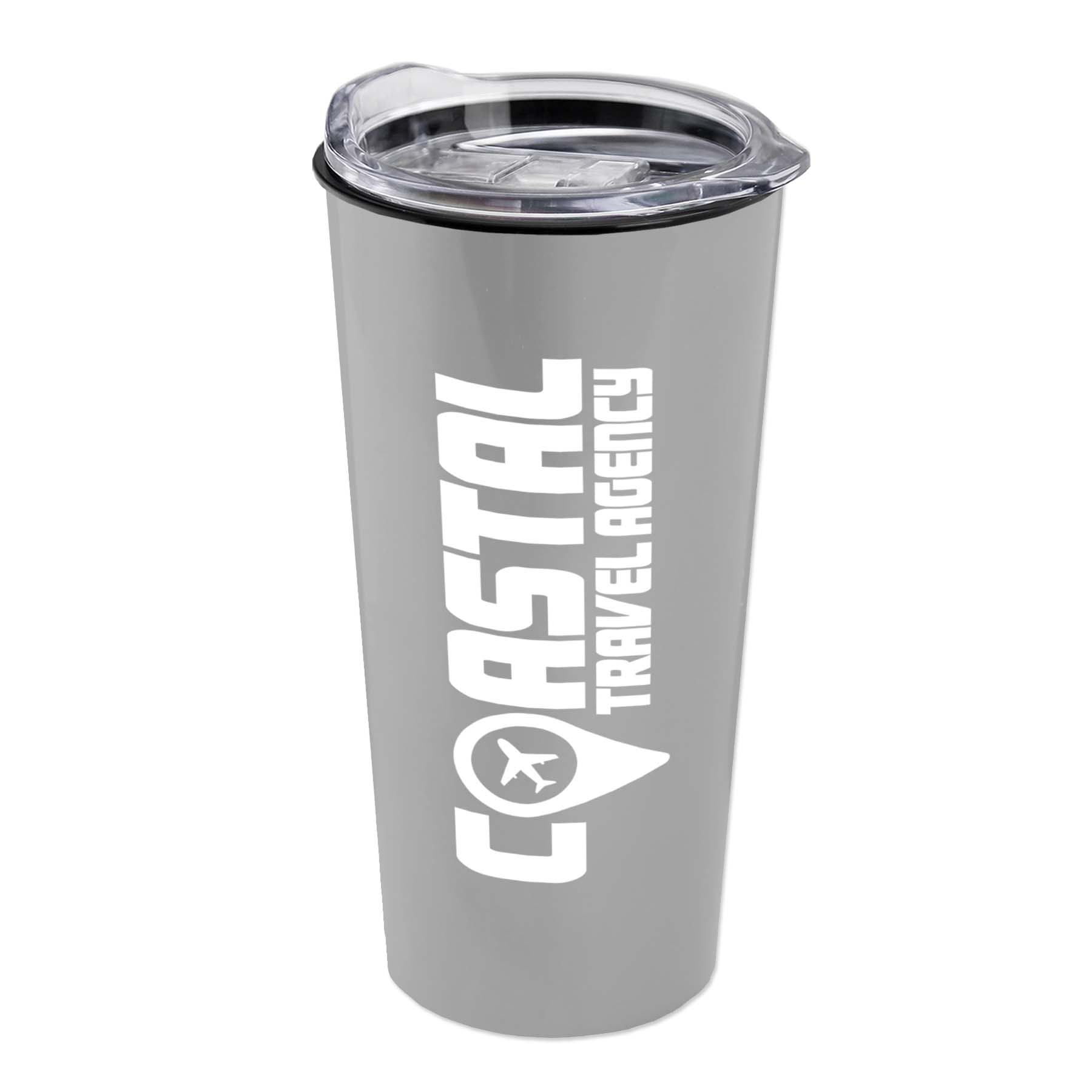 The Explorer - 18 oz. Metallic Travel Tumbler with Clear Se 4