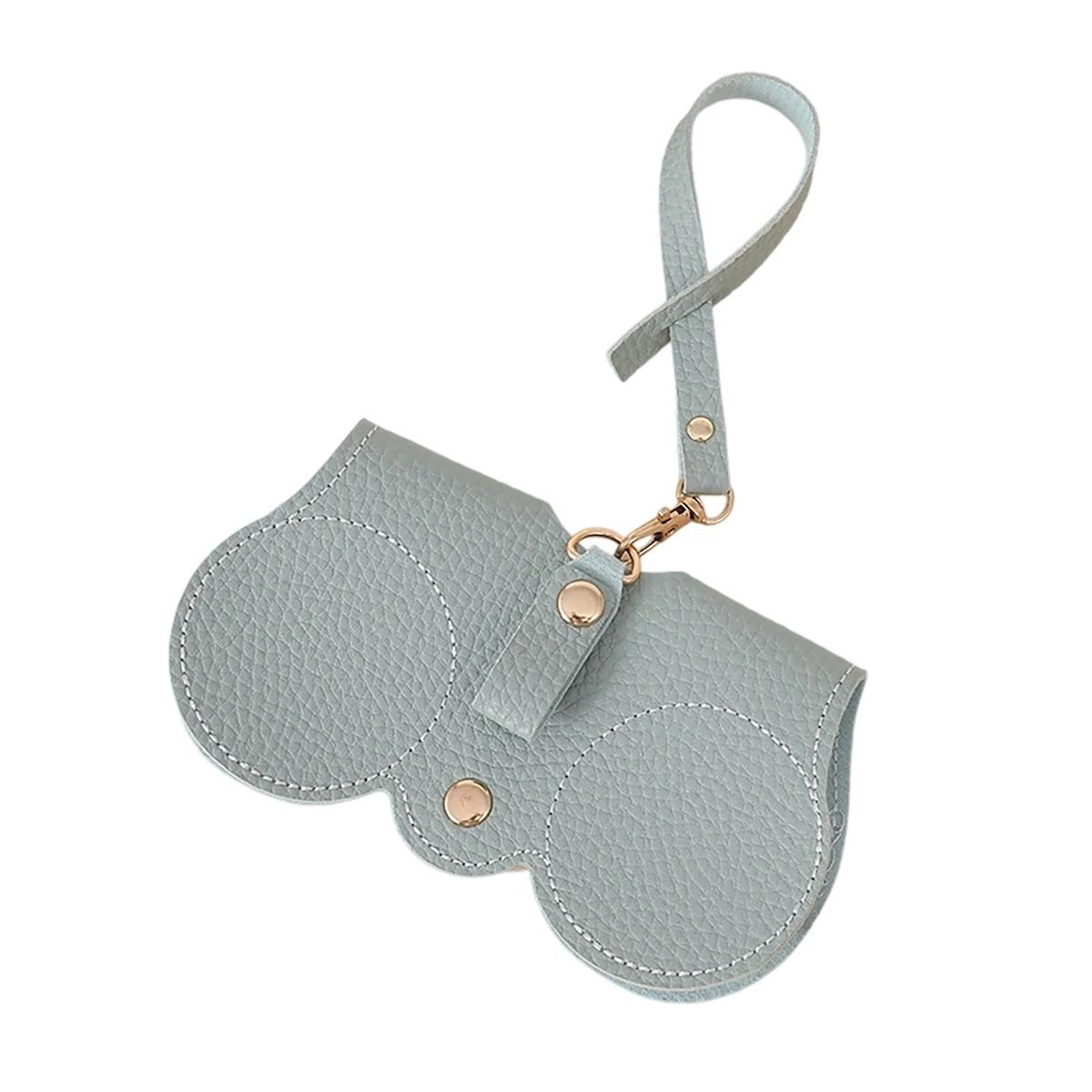Portable Leather Glasses Case with Clip and Customizable Logo 5