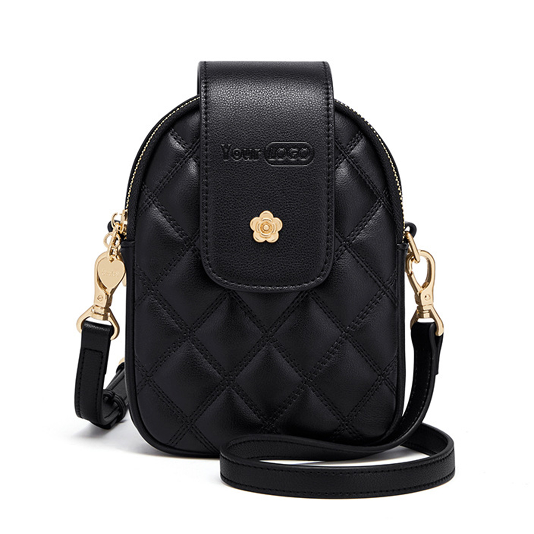 Genuine Leather Mini phone cross-body bag 5
