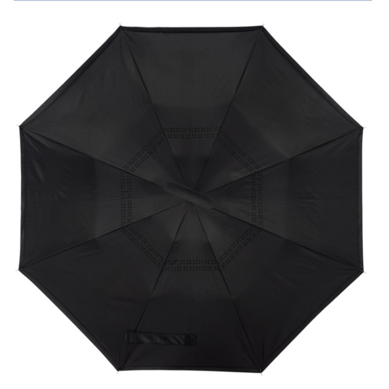 Double Layer Reverse Umbrella with C-Shaped Handle 2