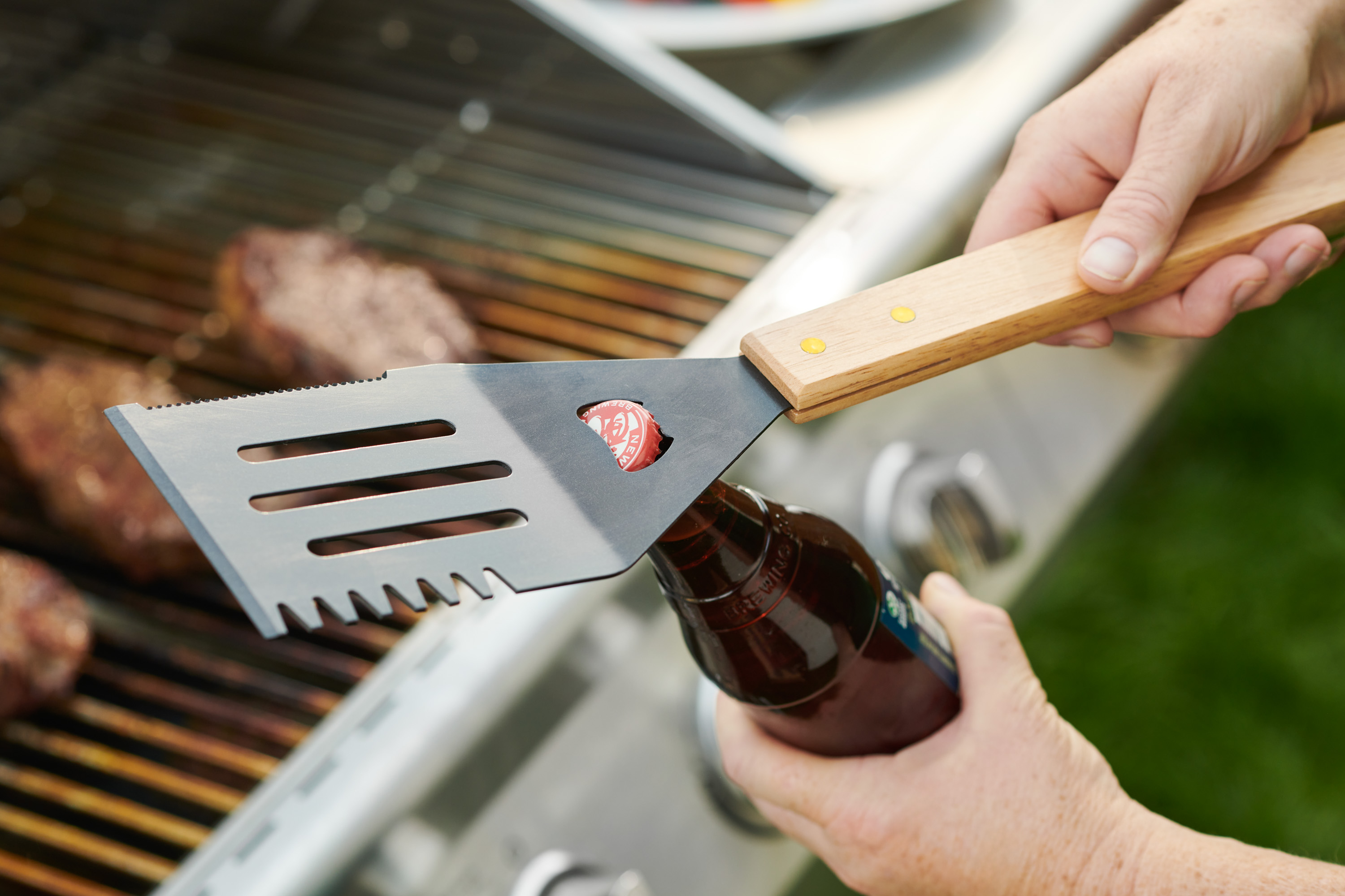 Premium Wood Handle BBQ Set 11
