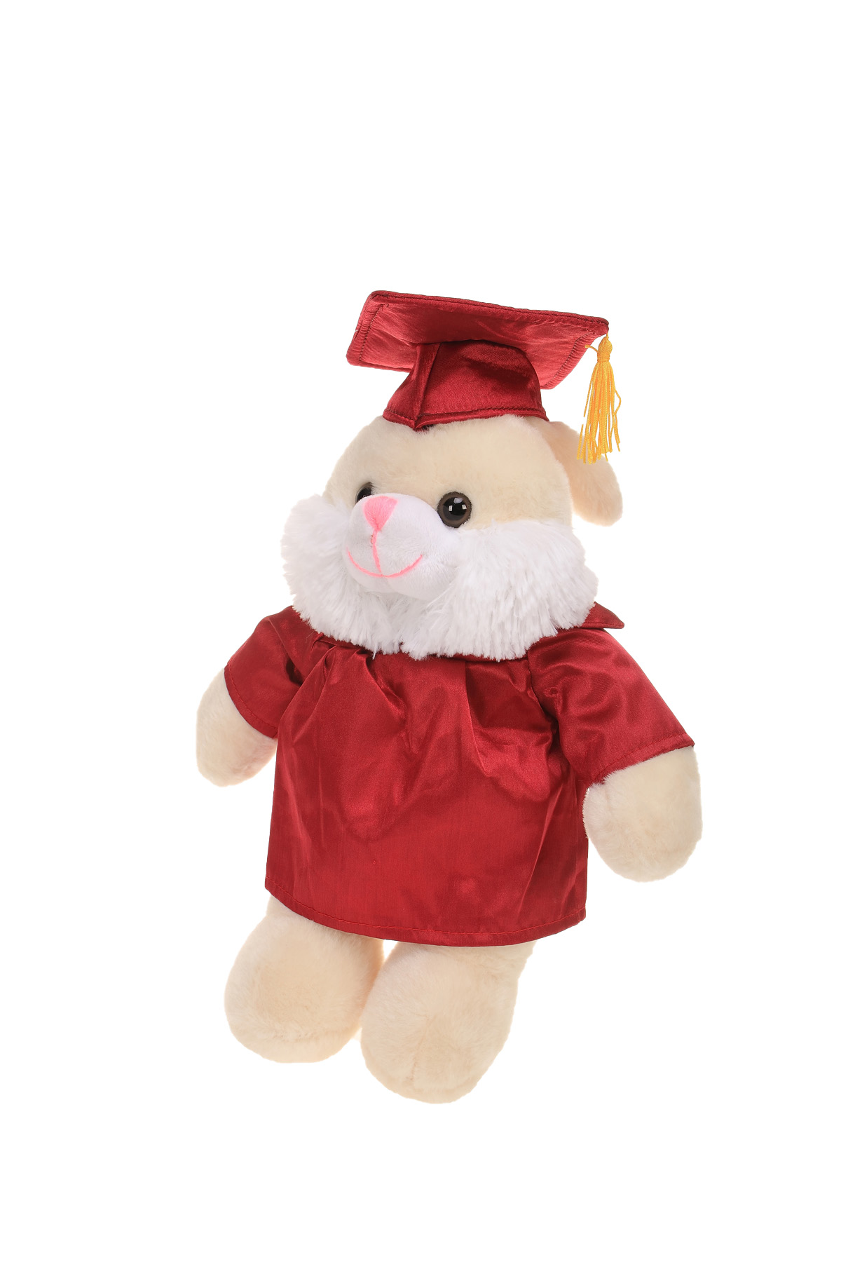 Soft Plush Bunny with Graduation Cap and Gown 2