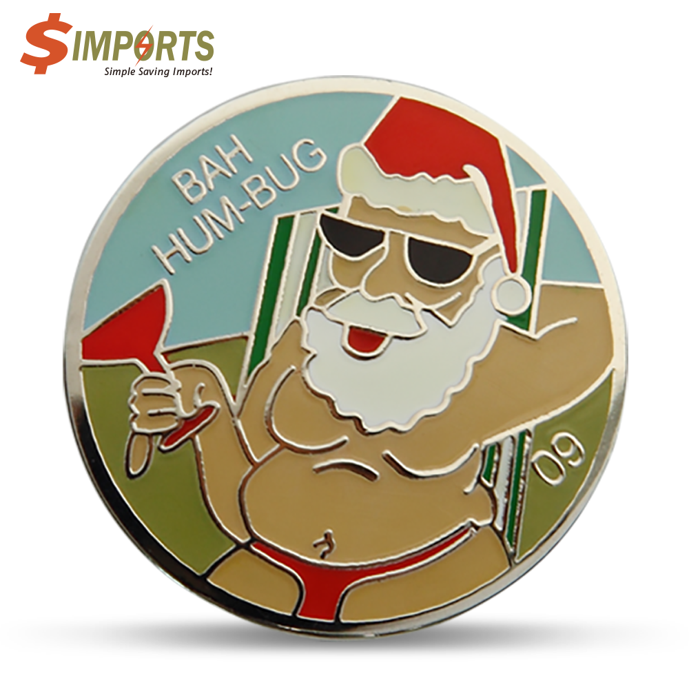 Zinc Alloy Imitation Cloisonné Coins (Simports)