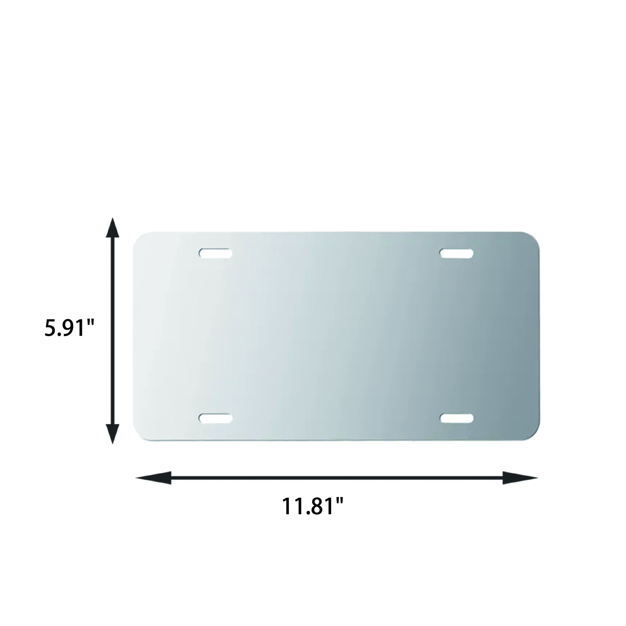 Full Color Aluminum License Plate 3