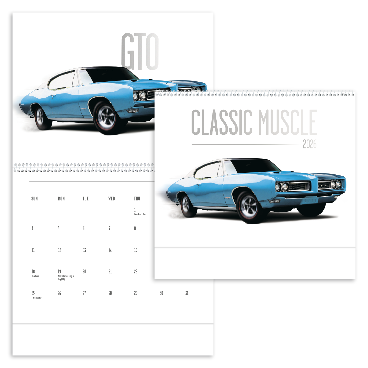 Triumph® Calendars Classic Muscle Cars Calendar 7