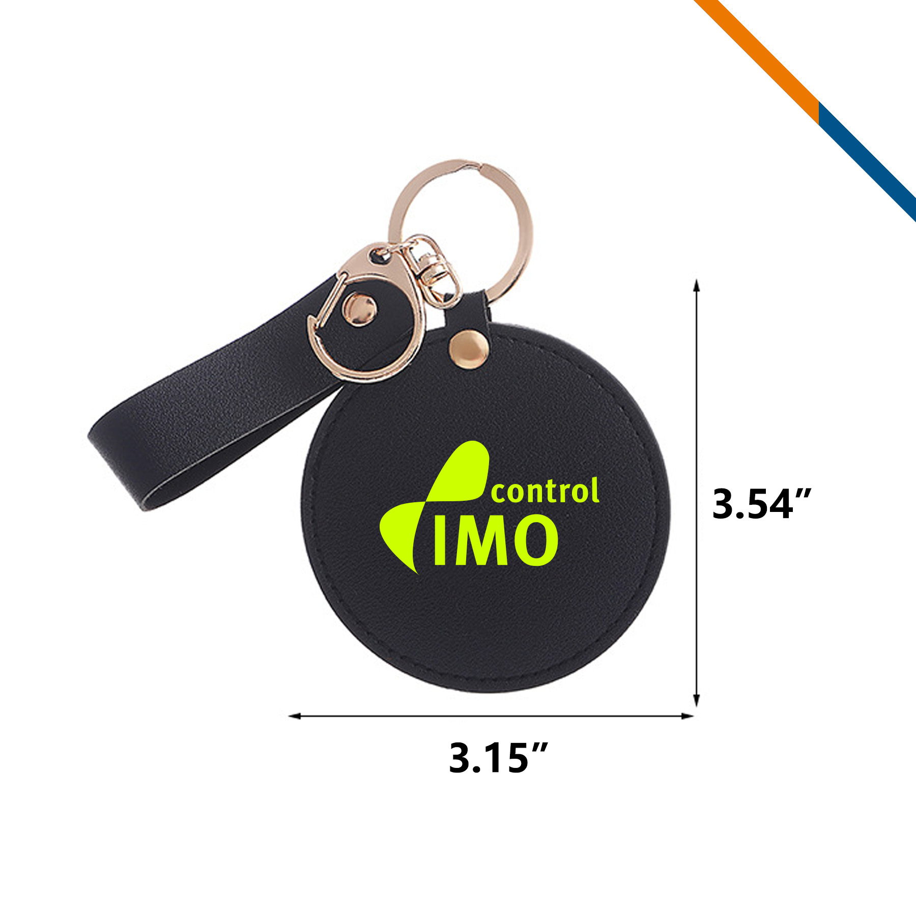 Rava PU Leather Keychain Mirror 6