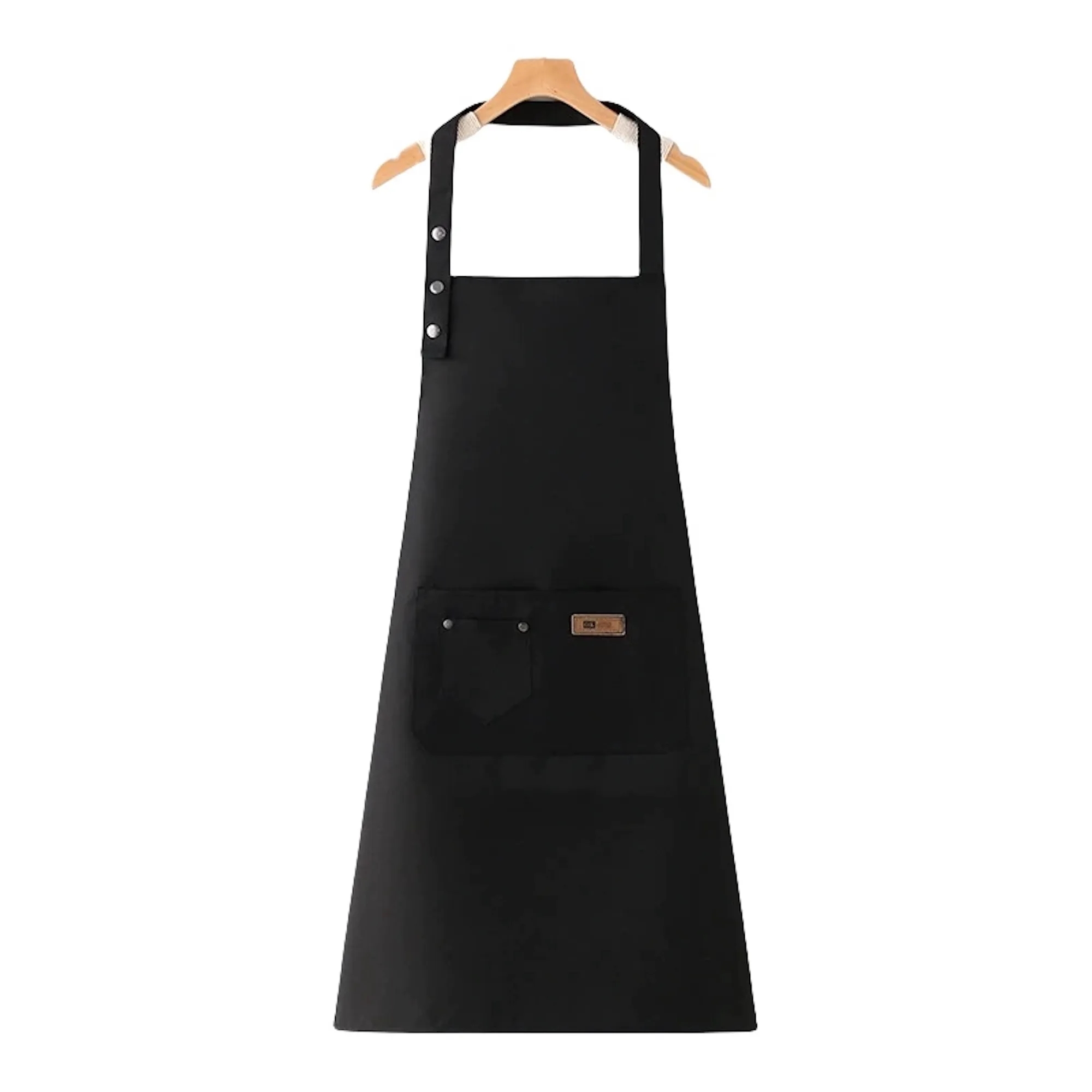 Kitchen Cooking Adjustable Polyester Apron With Pocket 6