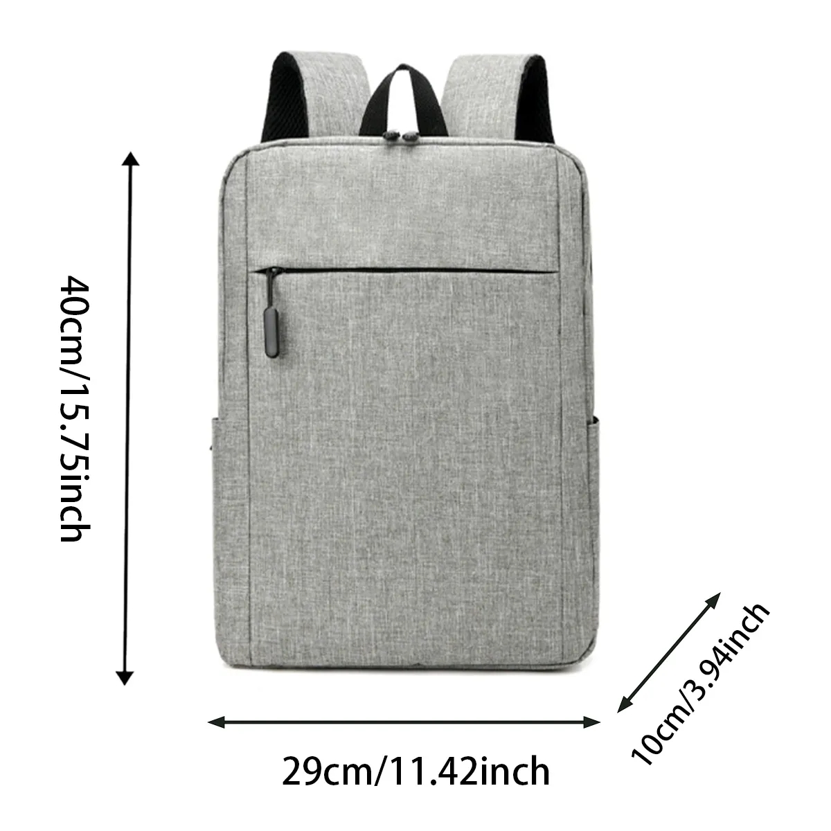 15.6 Minimalist Laptop Backpack With Multi-Compartment 5