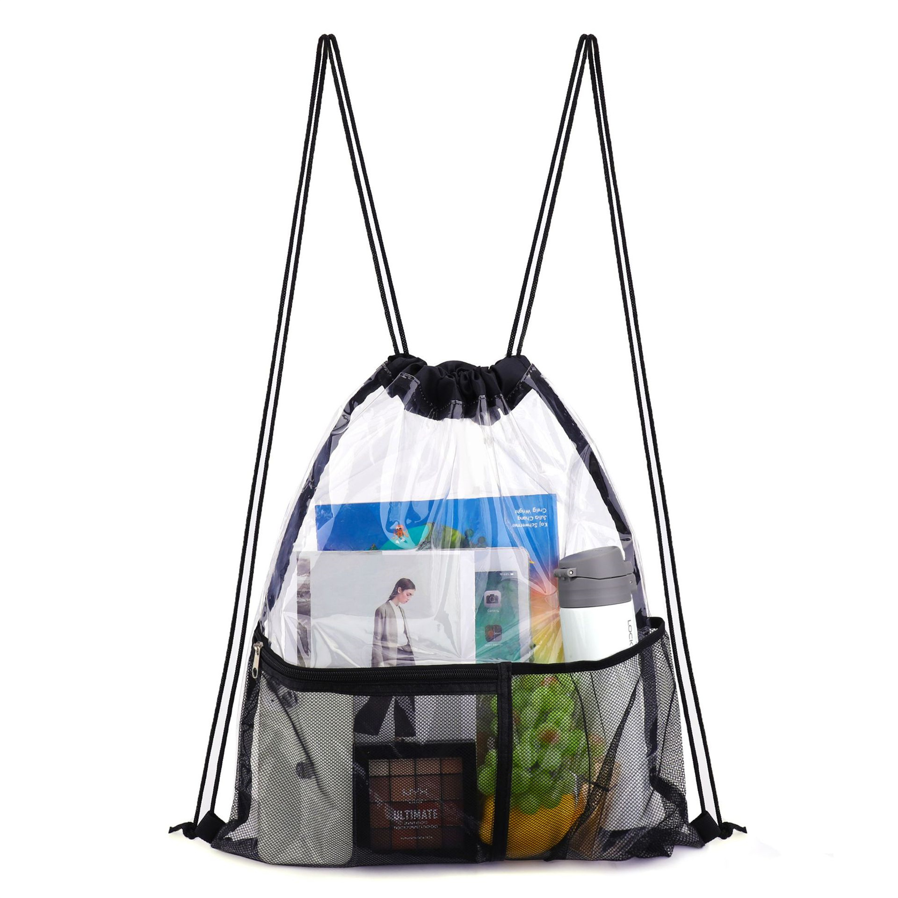 Clear Drawstring Backpack 2