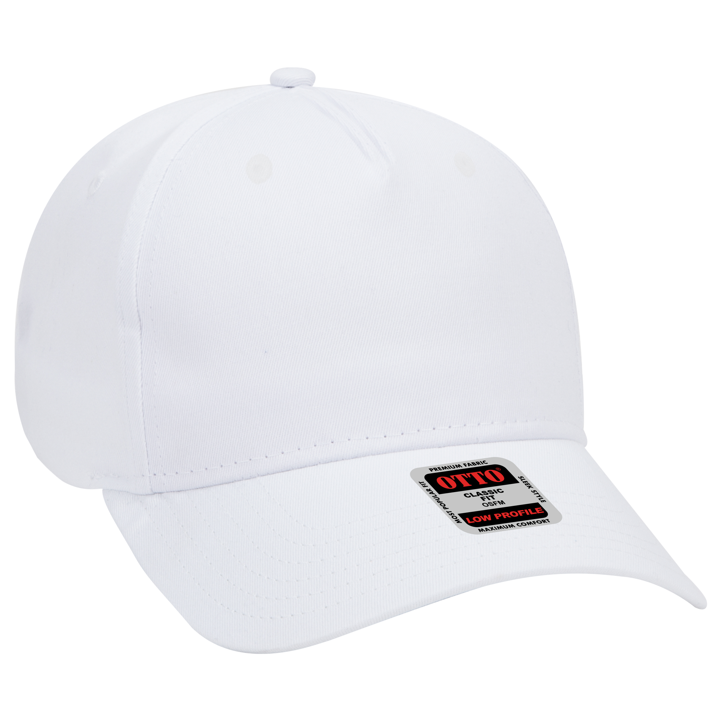 OTTO CAP® 5 Panel Low Profile Baseball Cap 12