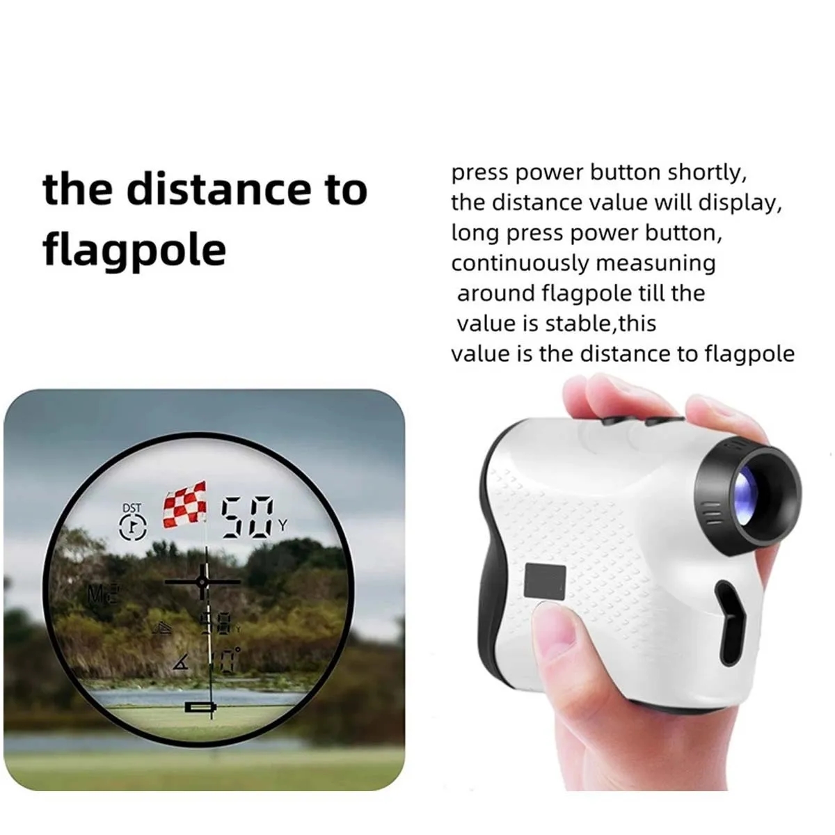 Handheld Laser Golf Rangefinder 7