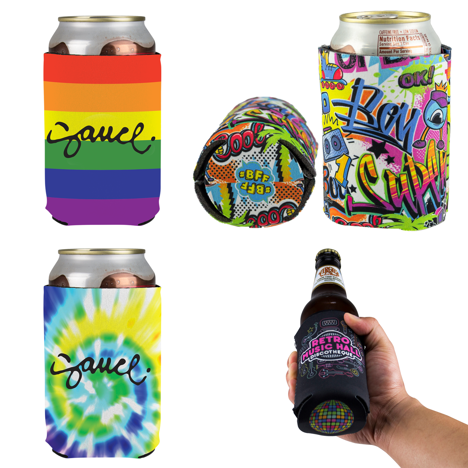 Full Color Neoprene Can Holder 3