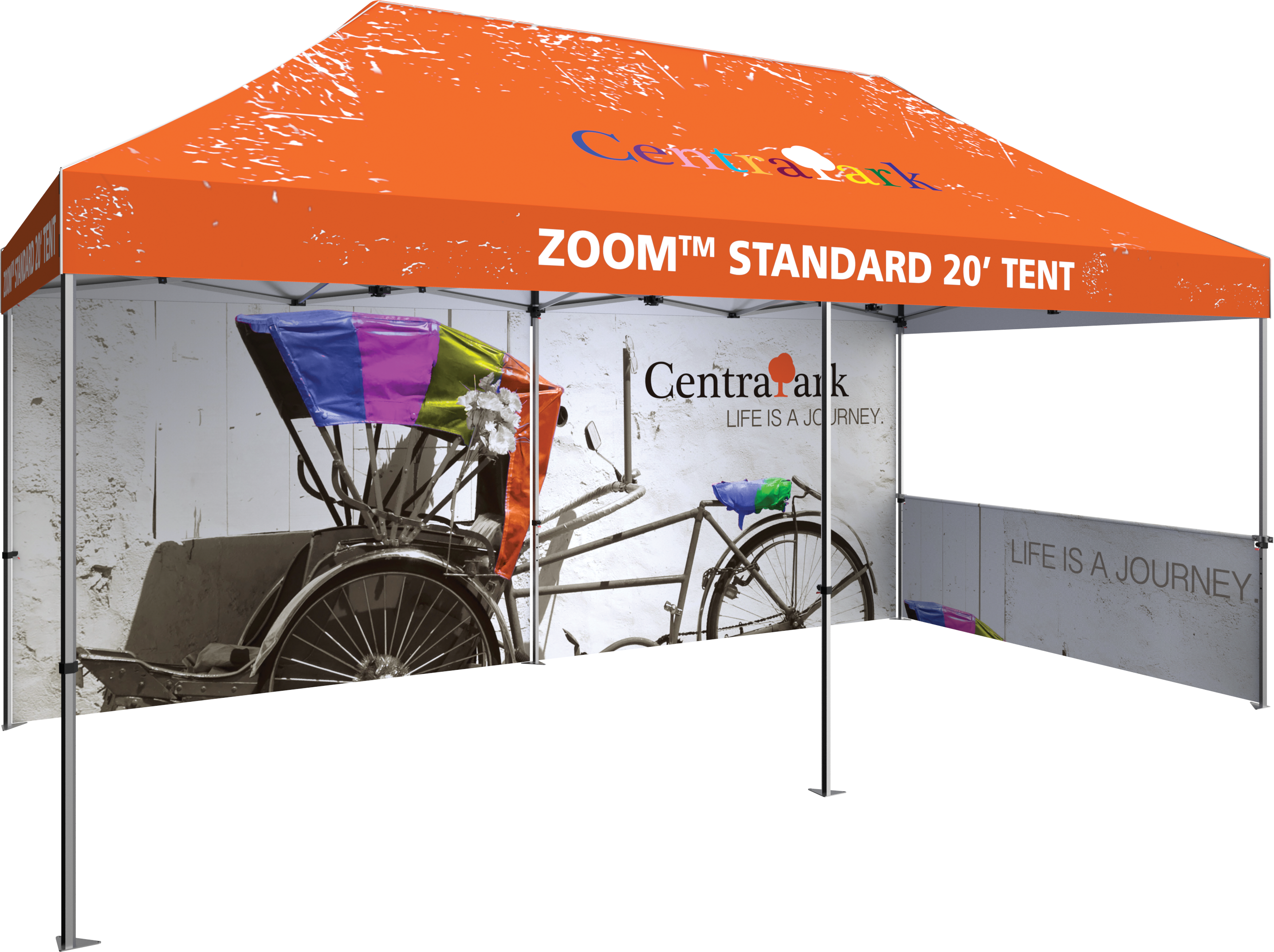 20' Zoom Outdoor Tent with Stock Canopy 2