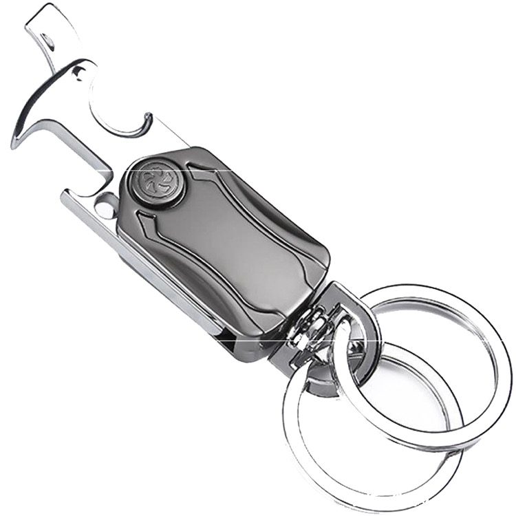 Men's multifunctional car keychain pendant with knife 4