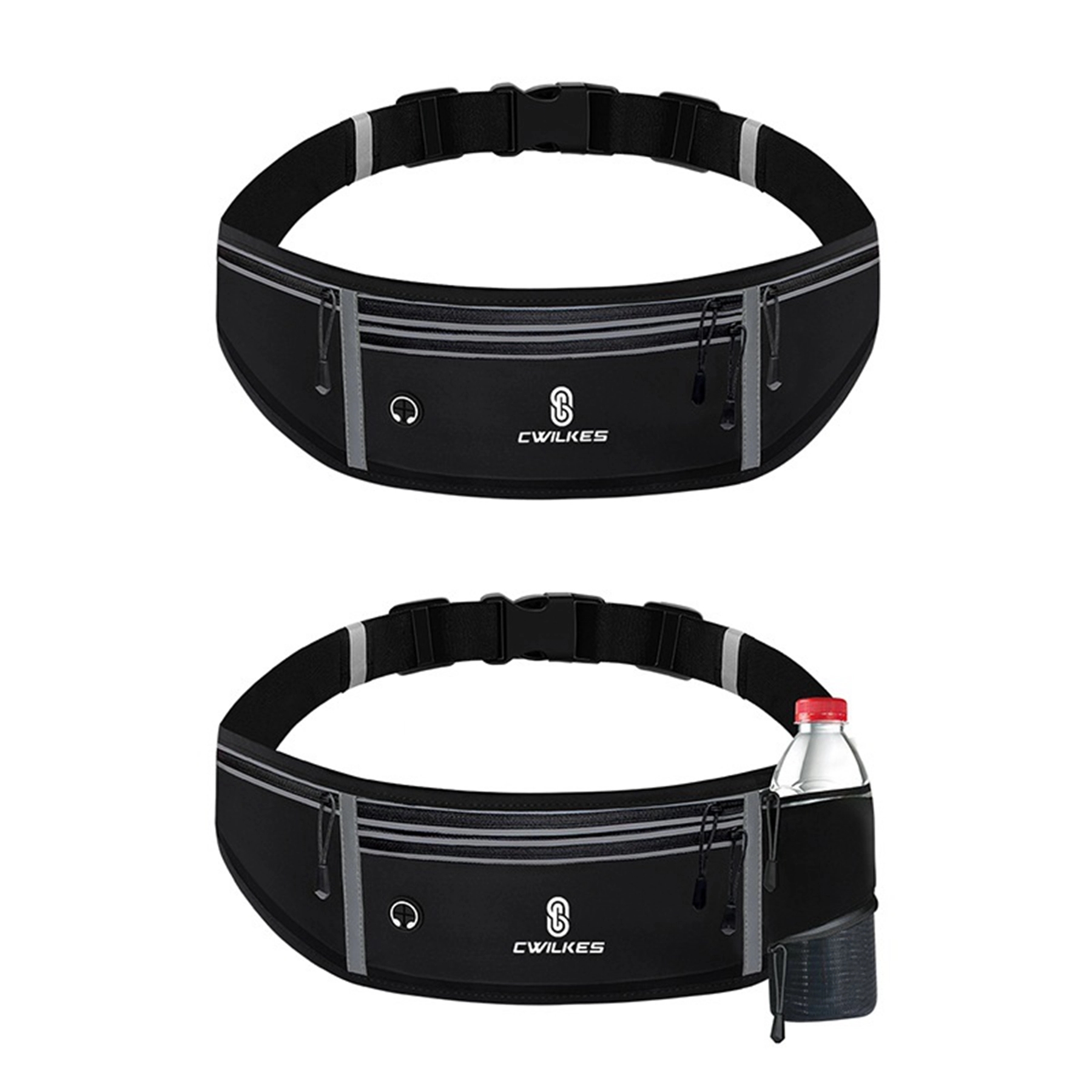 Waterproof Waist Pack With Bottle Holder 6