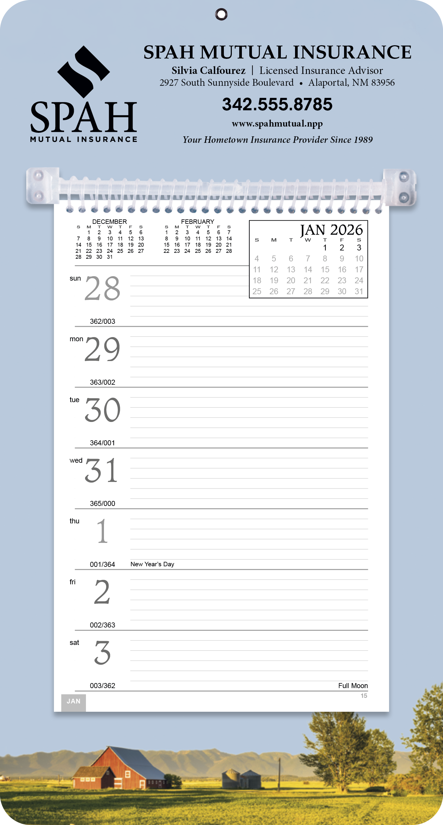 Triumph® Calendars Full-Color Weekly Memo Calendar 46