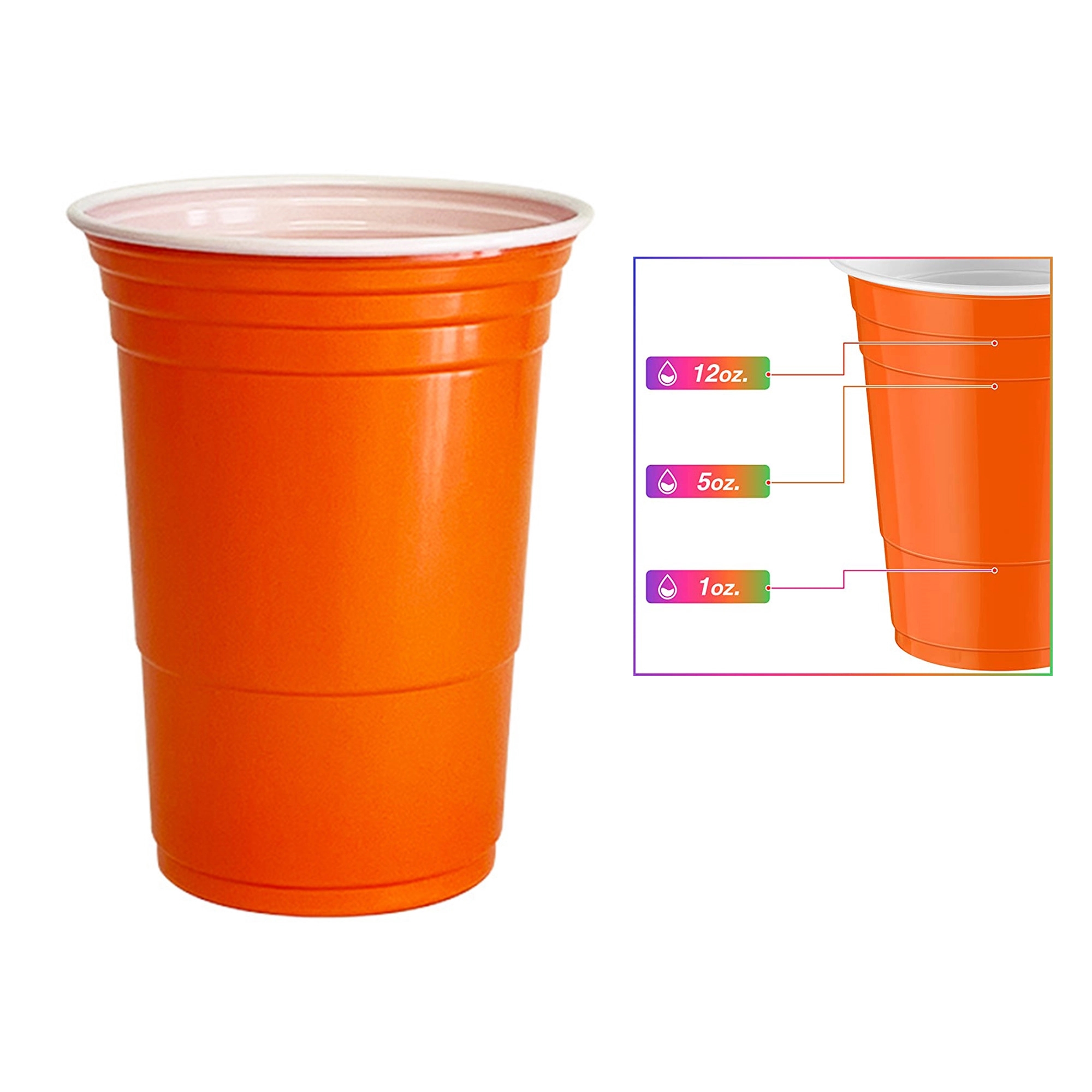 16oz Solo Party Plastic Cups 16