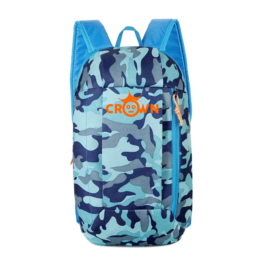 Stock Camo Waterproof Nylon Backpack - 15.8x8.7x4 in 8