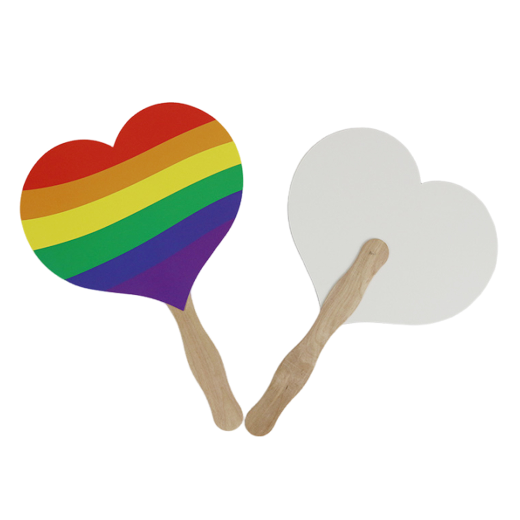 Hand Fan with Wooden Stick 2