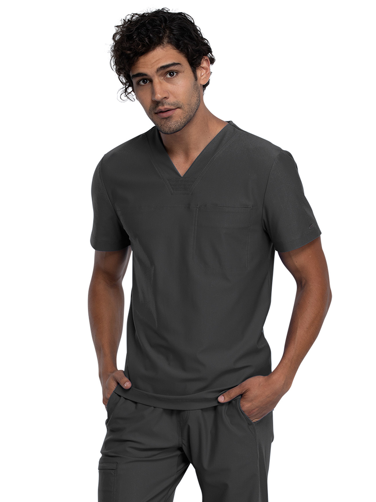 Cherokee - Form - Men's 1-Pocket Tuckable V-Neck Top 4