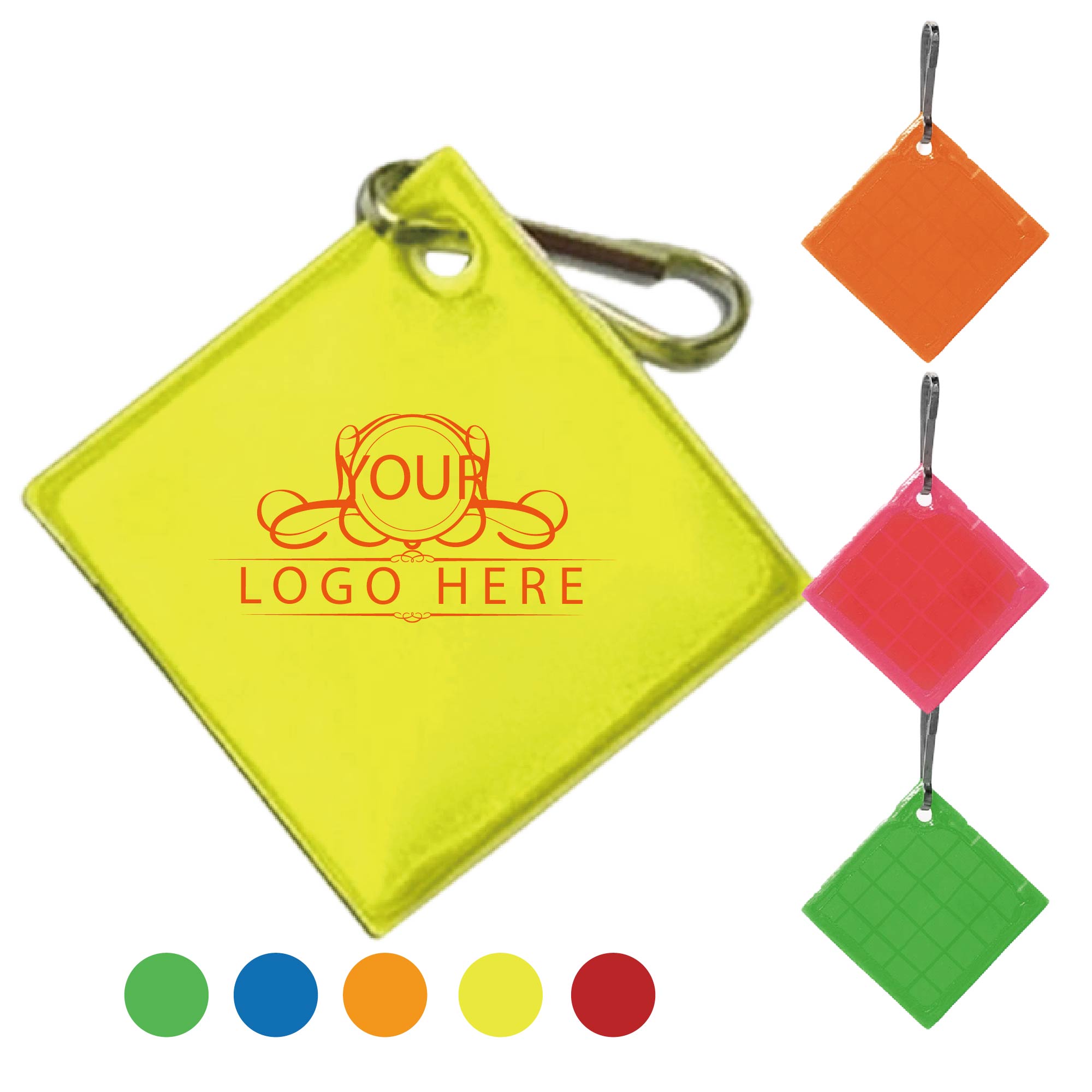 Reflective Zipper Pull Safety Tags 2