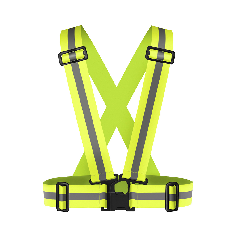 Adjustable Reflective Strap Safety Vest Elastic Belt 2