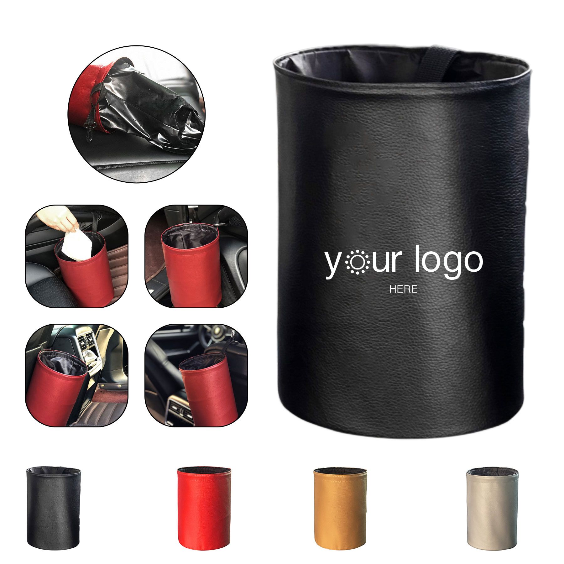 Collapsible Waterproof Trash Bag for Cars 2