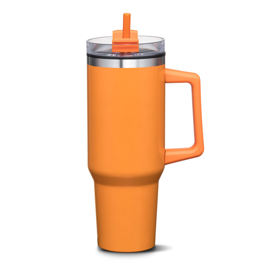 Benidorm Handle Travel Mug w/Straw - 40oz 15