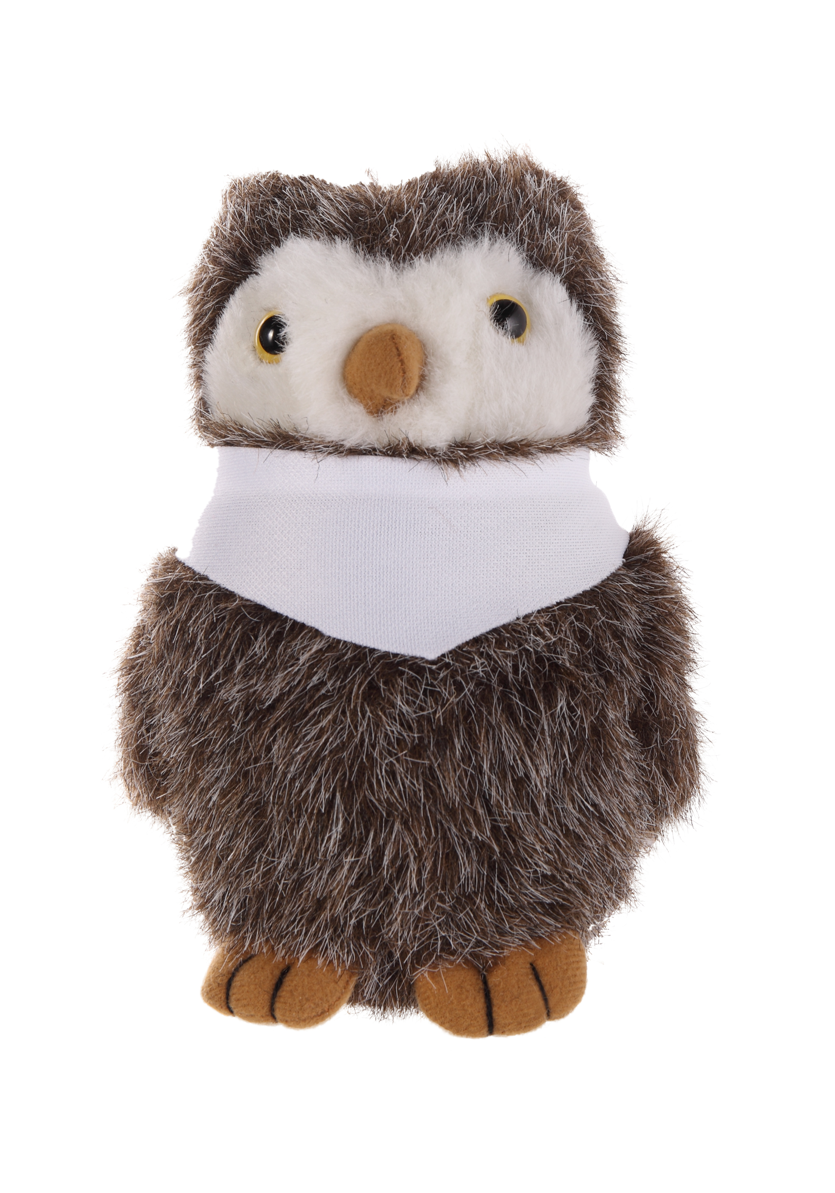 Soft Plush Standing Owl With Bandana 4