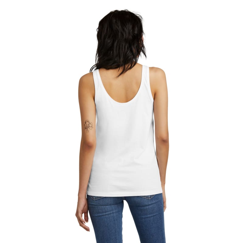 District Women's Perfect Blend CVC V-Neck Tank 5
