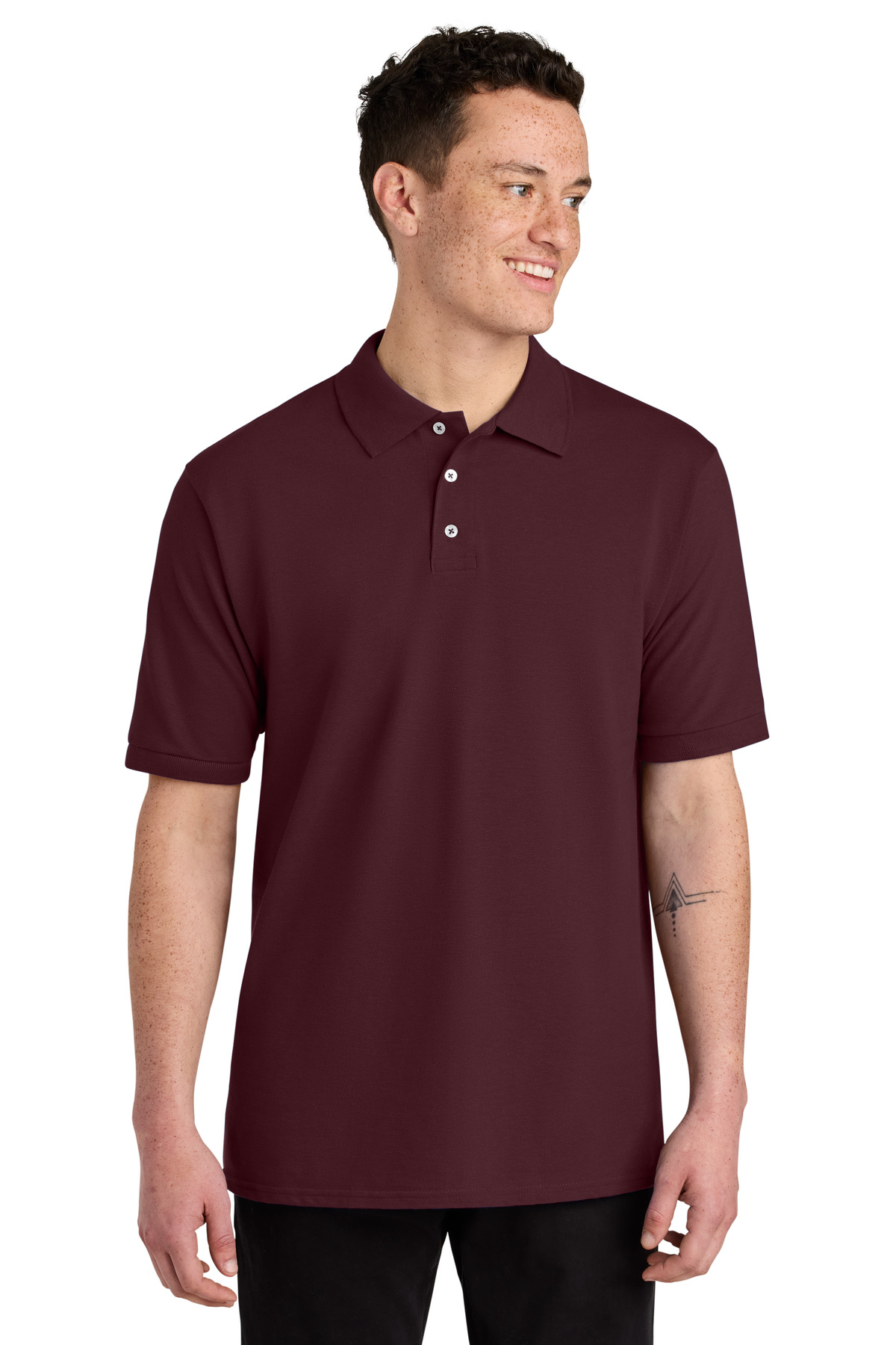 Jerzees Unisex Premium Ring Spun Cotton Pique Sport Shirt 443M 1