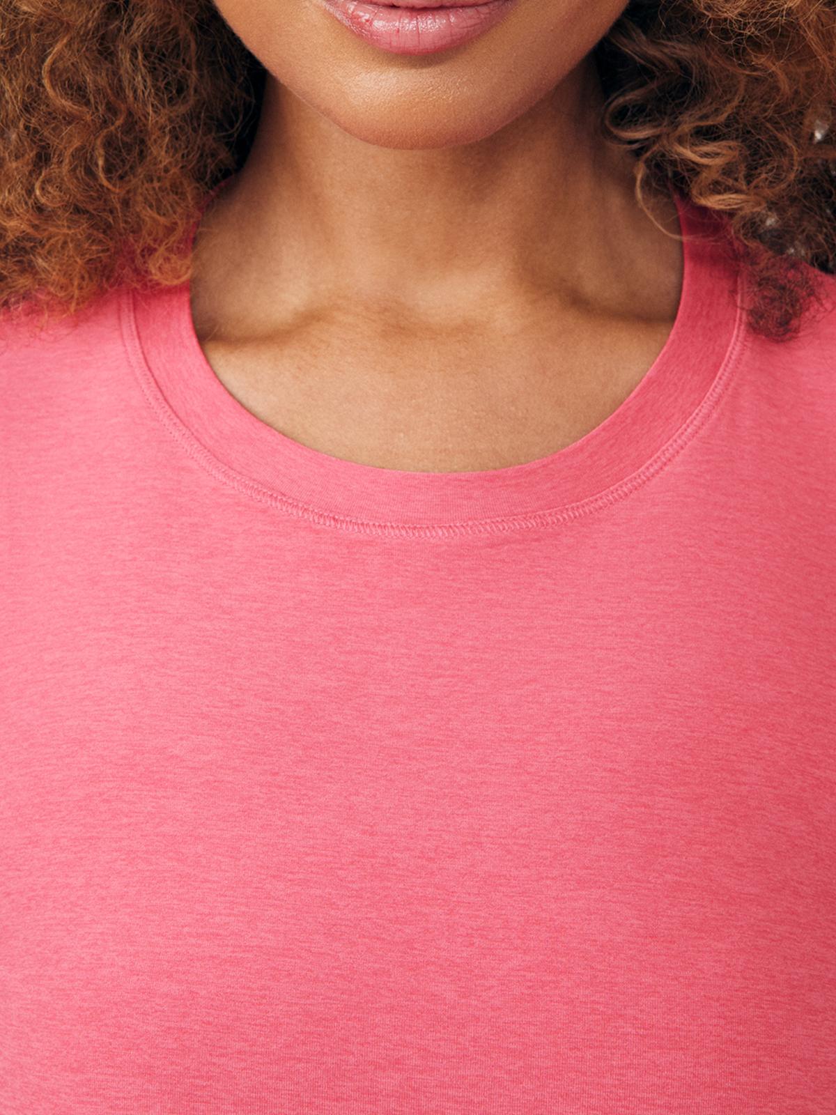 White Cross - VIBE - Women's Shirttail Hemline Underscrub Tee 21