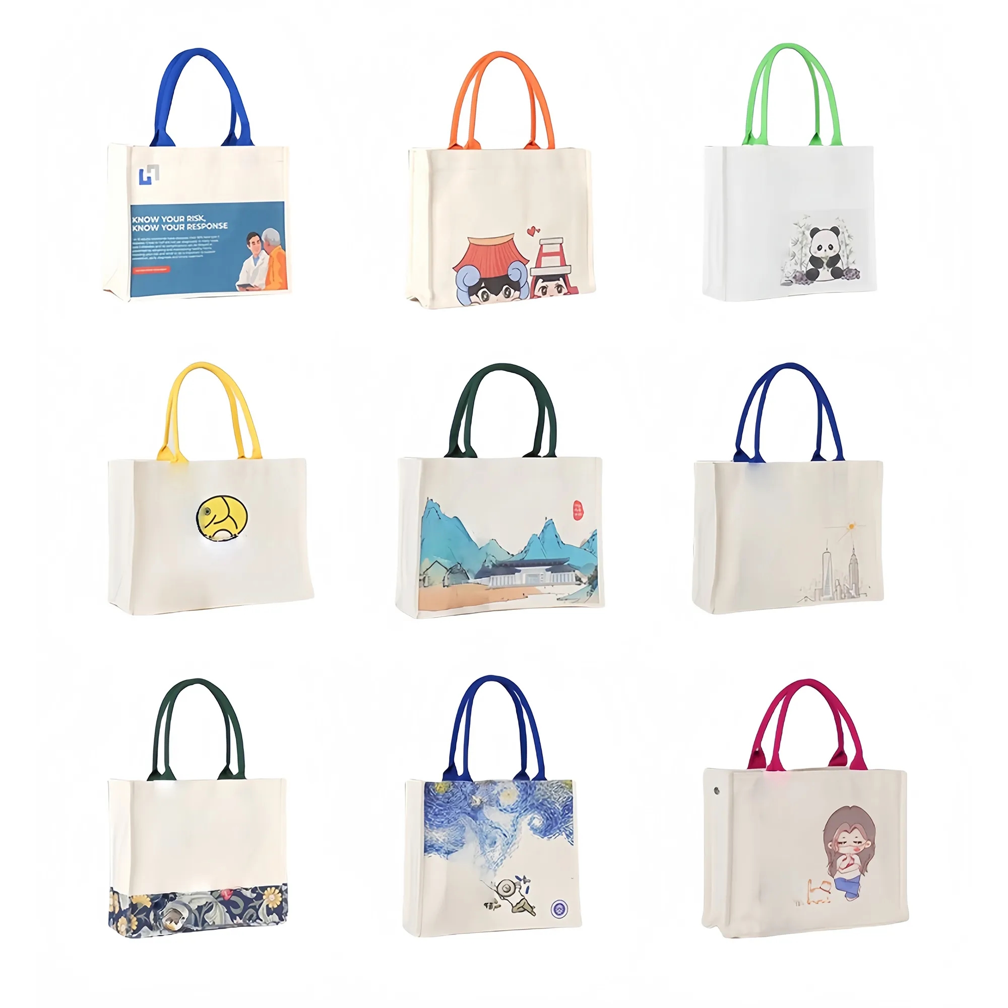 Large-capacity waterproof, environmentally friendly handbag 2