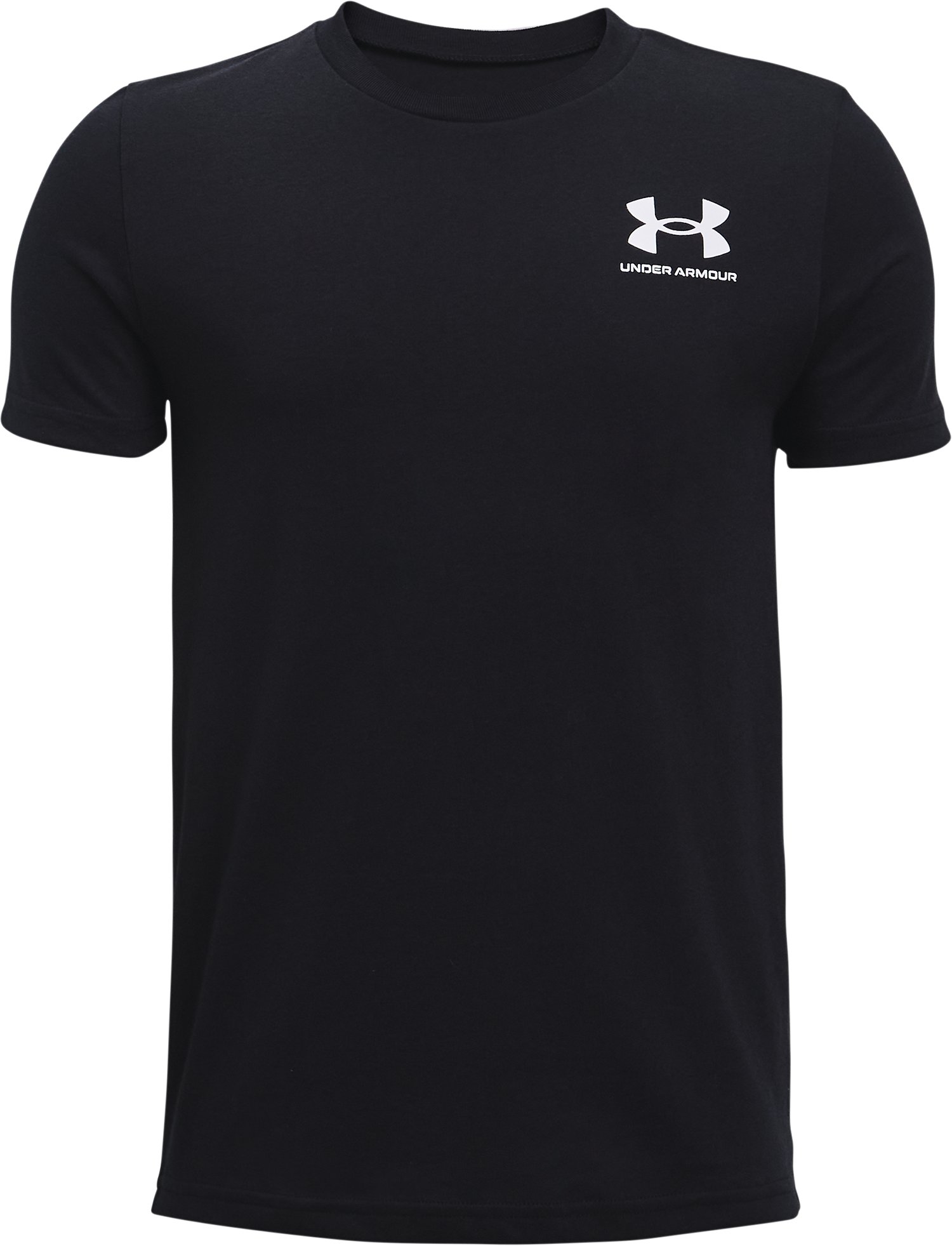 UA Left Chest Logo Boys' Short Sleeve 21