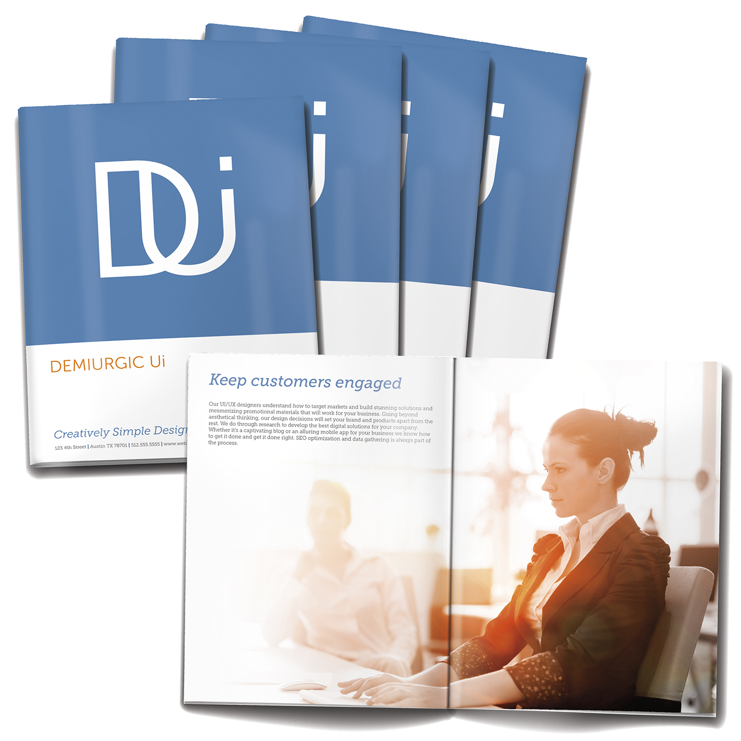 36-page (8.5x11) Booklet, Brochure or Catalog 1