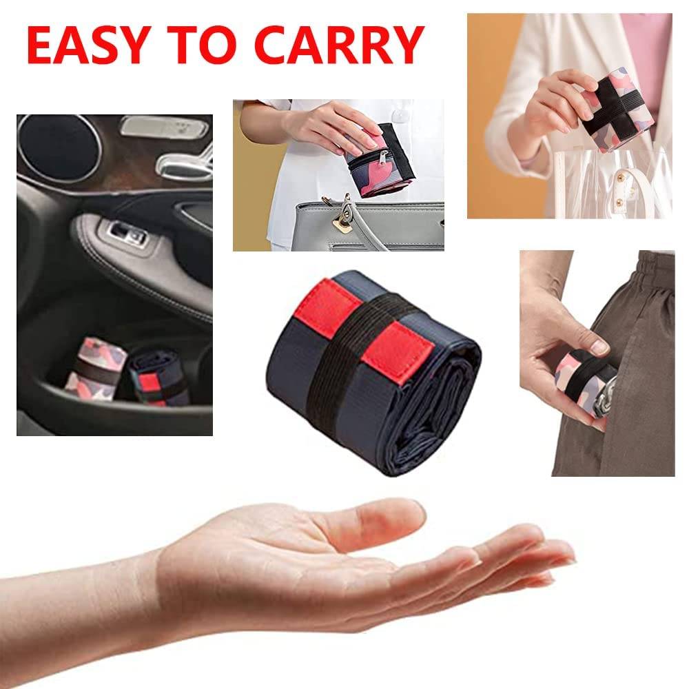 Reusable Shopping Bag Foldable Grocery Storage Tote 6