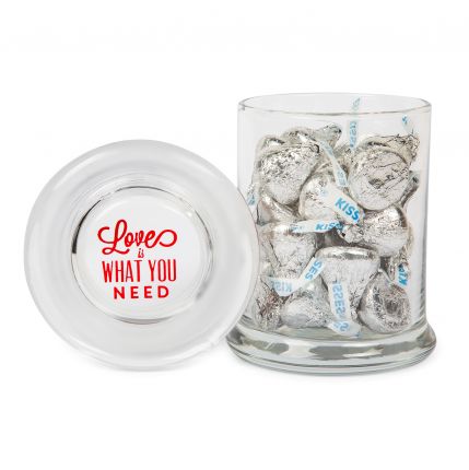 Glass Gourmet Jar - Hershey's Chocolate Kisses 1