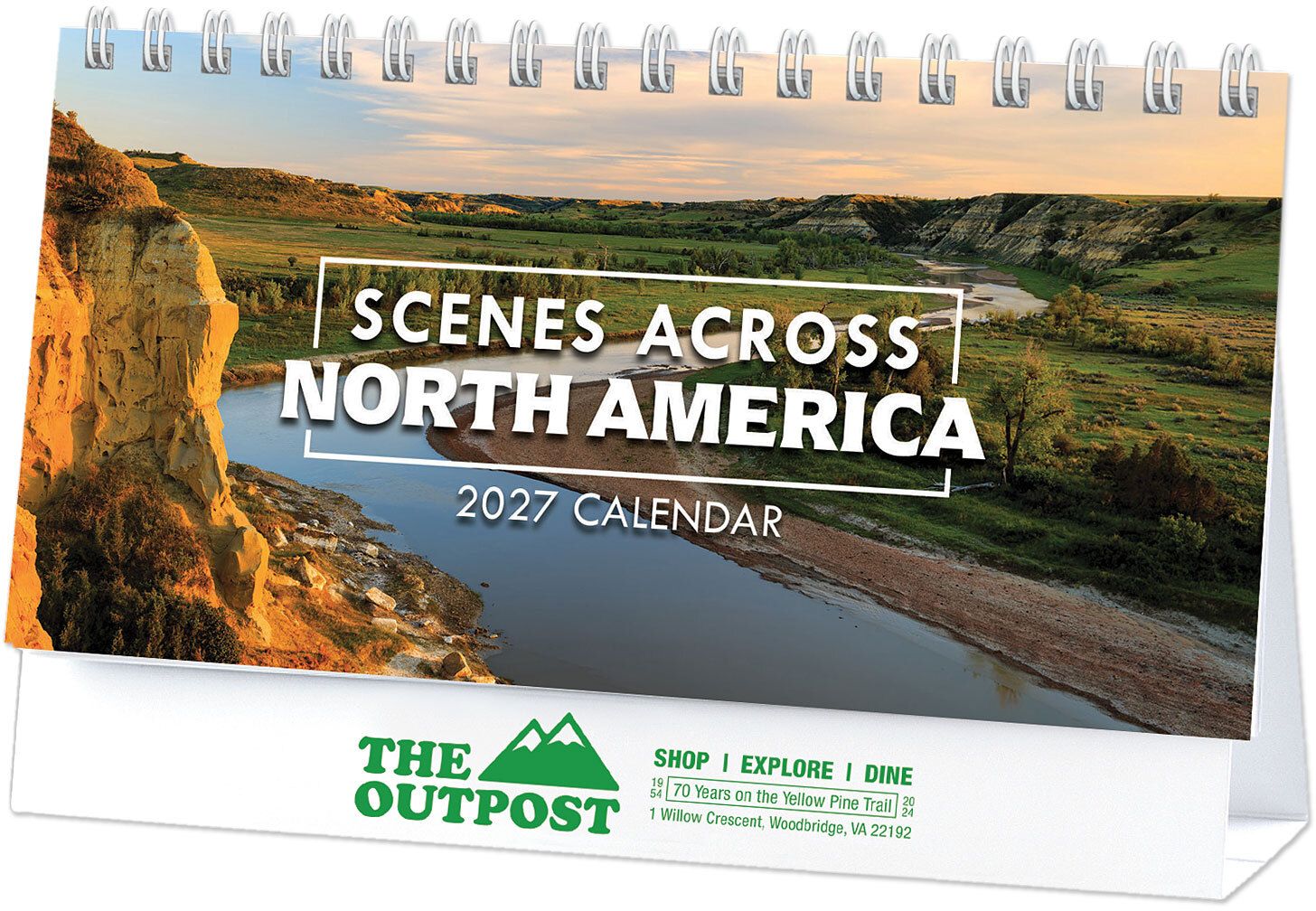 SCENIC AMERICA DESK CALENDAR 8